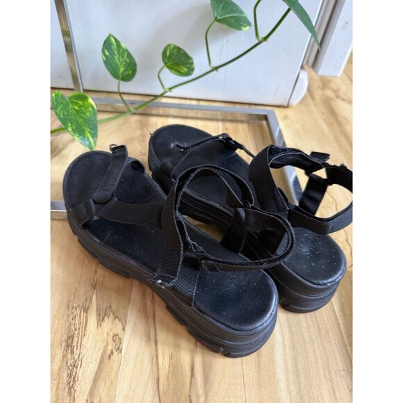 Women’s size 8 black sandal strap shoes - Picture 10 of 10